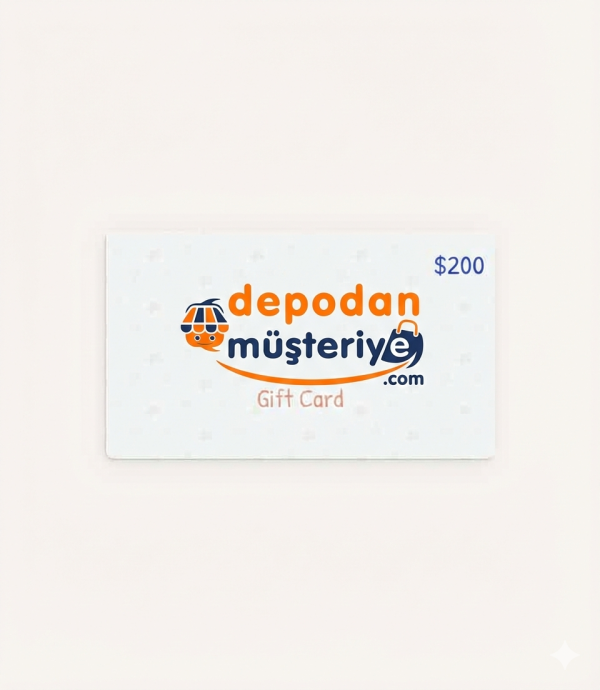 Depodan Müşteriye Dijital Hediye Kartı - ₺200