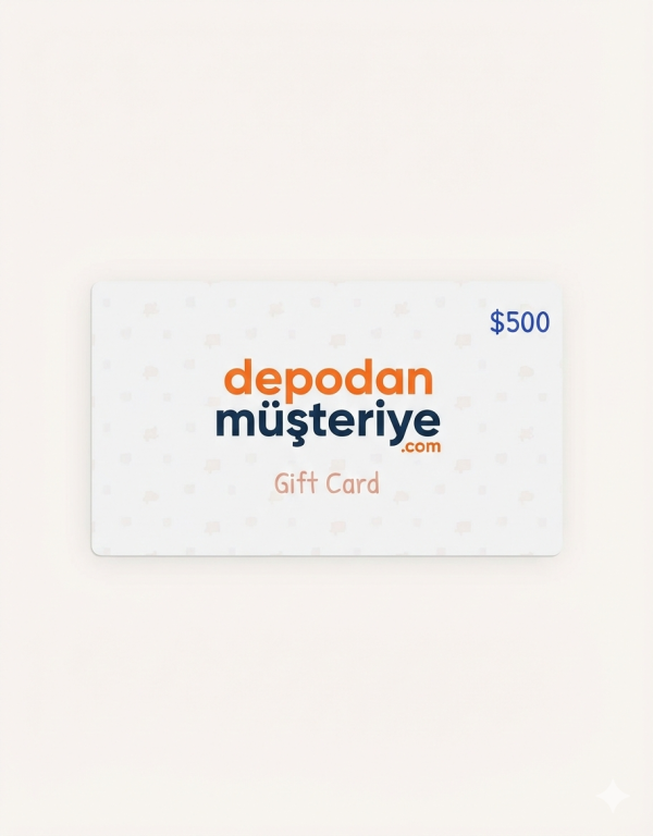 Depodan Müşteriye Dijital Hediye Kartı - ₺500
